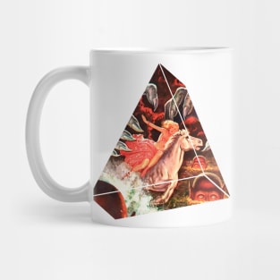 Beautiful Blonde Girl probably a Princess, the truth is I don't know Fantasy Retro Magic Mug